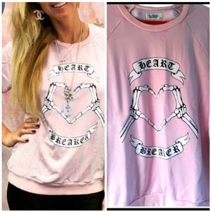 Lauren Moshi Heartbreaker sweatshirt